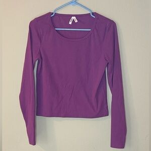Pact Women's Long Sleeve Top in Rich Purple